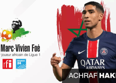 Achraf HAKIMI vainqueur du prix Marc-Vivien Foé RFI – France 24
