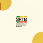 Illustration éditoriale aux couleurs de la SRTB, avec le logo officiel de la société