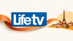 Logo officiel Life TV et courbes évoquant la circulation des programmes.
