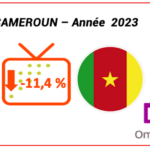 Illustration du document source : IPTV au Cameroun : -11,4% en 2023 vs 2022